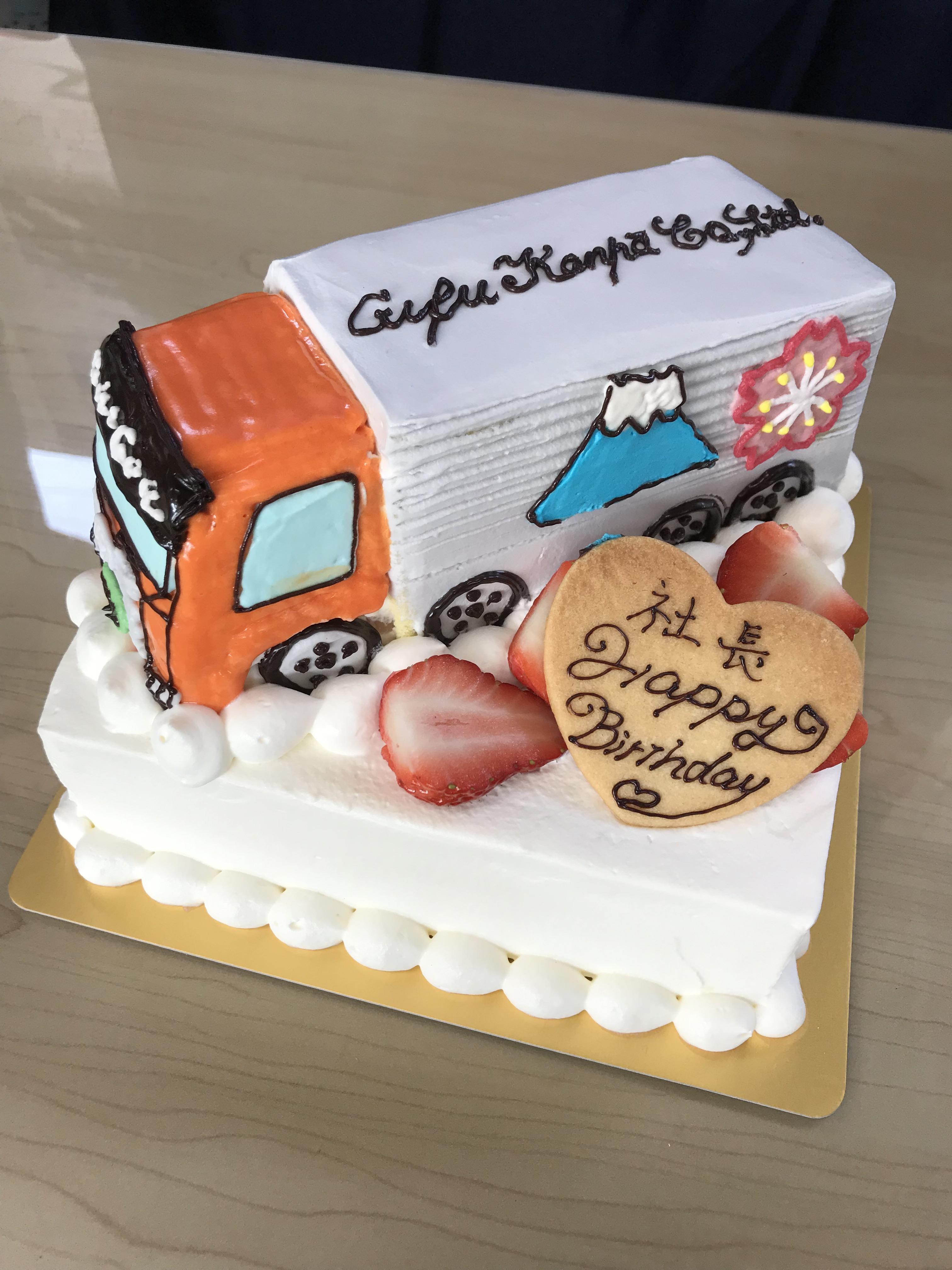 社長の誕生日祝いです。