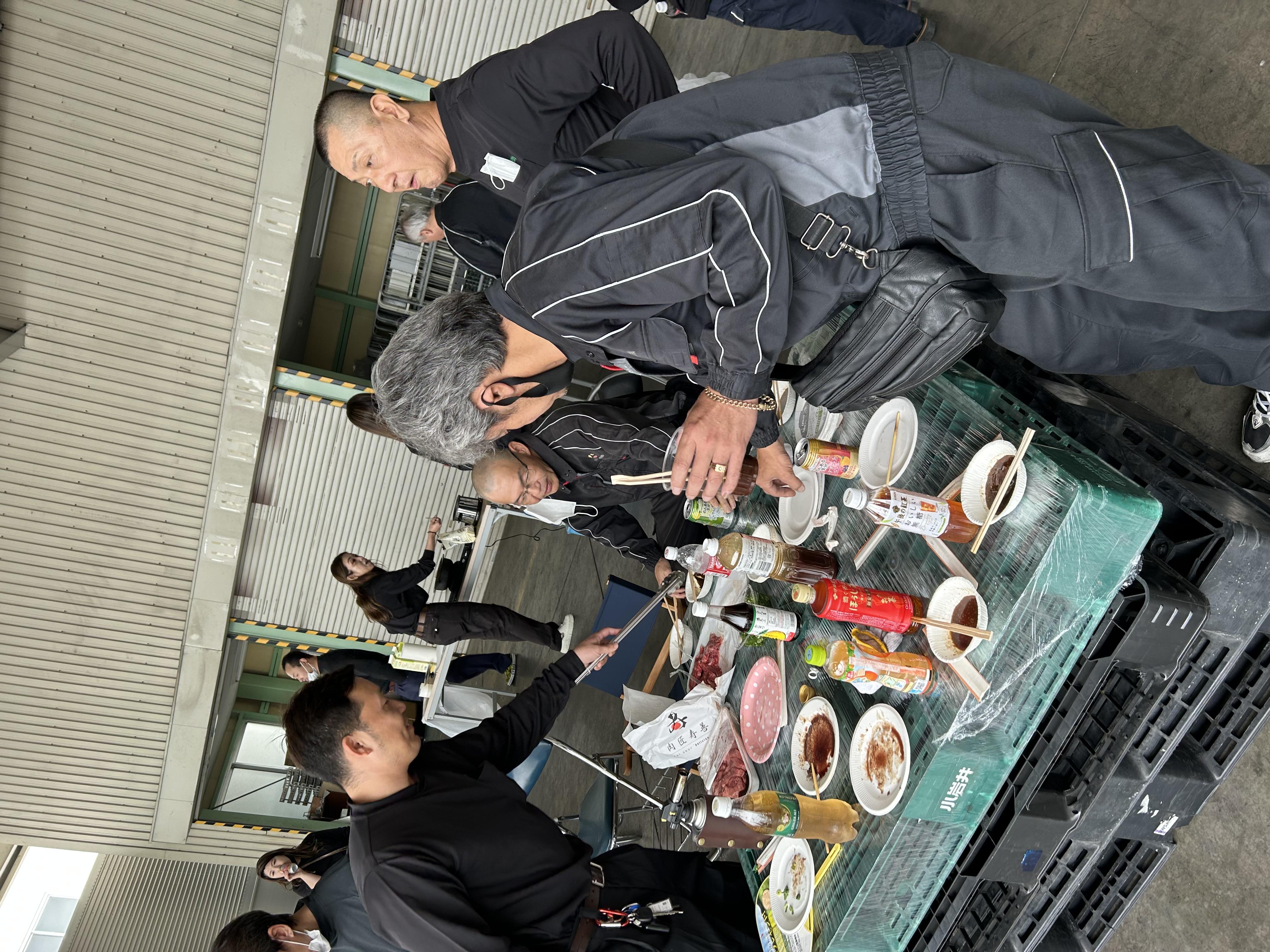 社内BBQの様子です