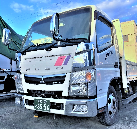 完全地場ルート配送　企業専属便　2トン平車