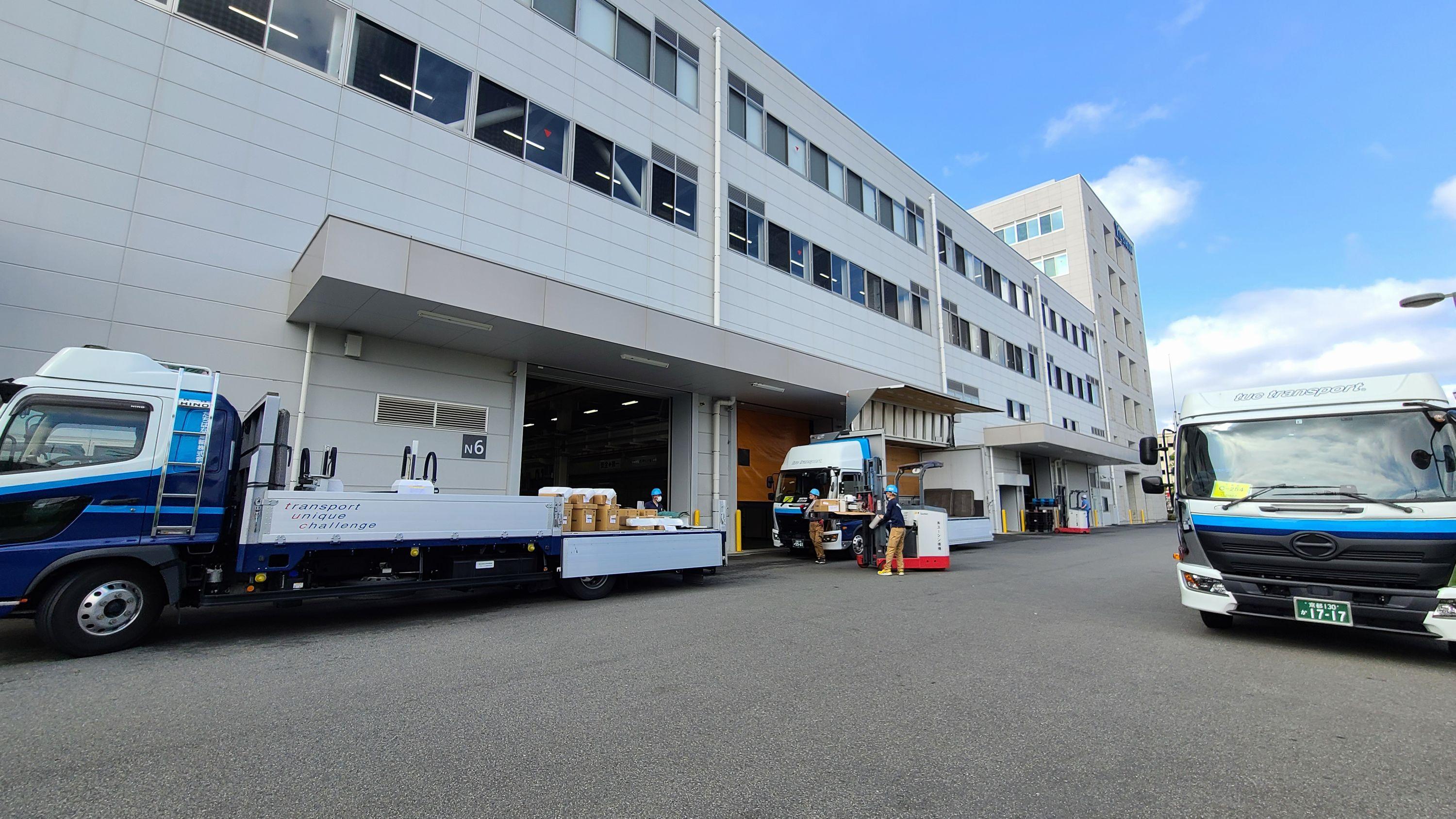 お客様の所での積み込み風景