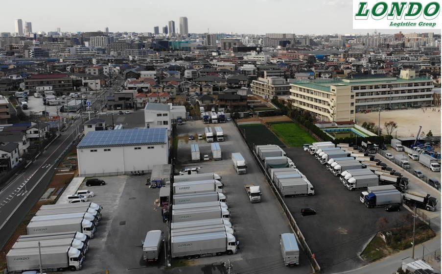 上空からの市川配車センター
