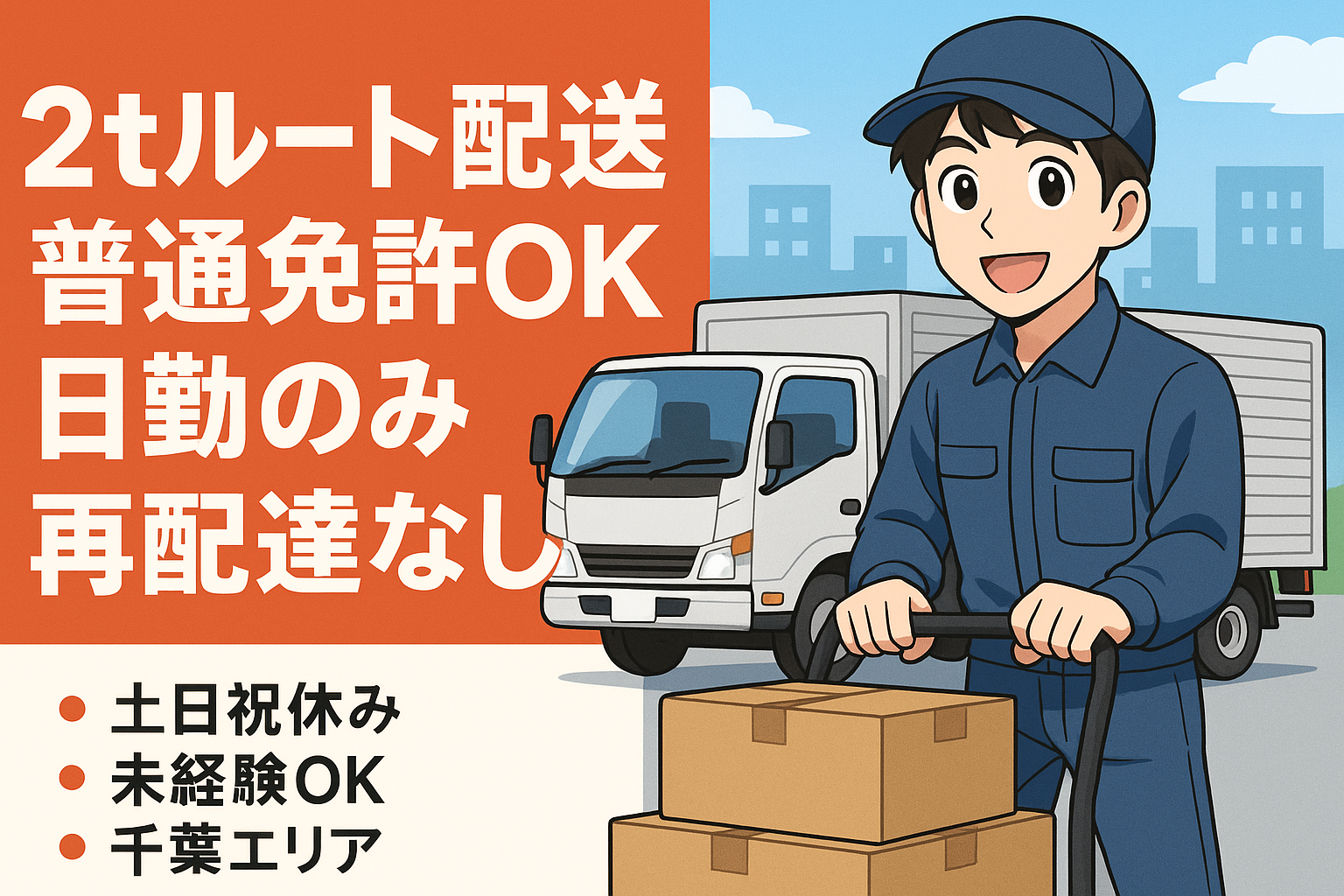 2tトラックドライバー