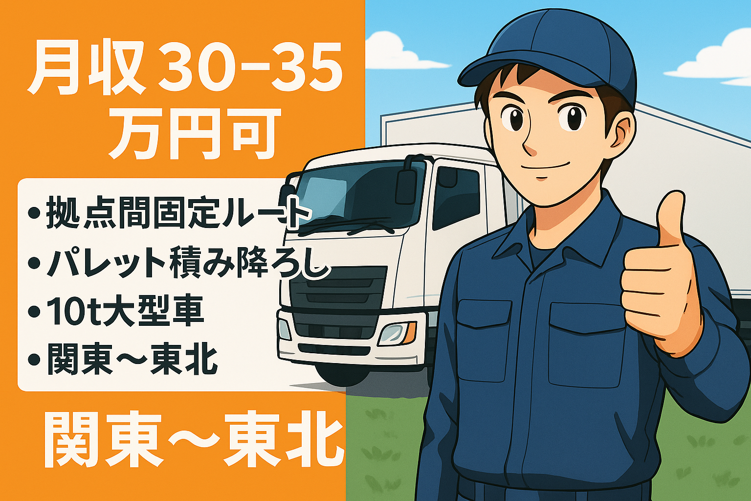 大型トラックドライバー