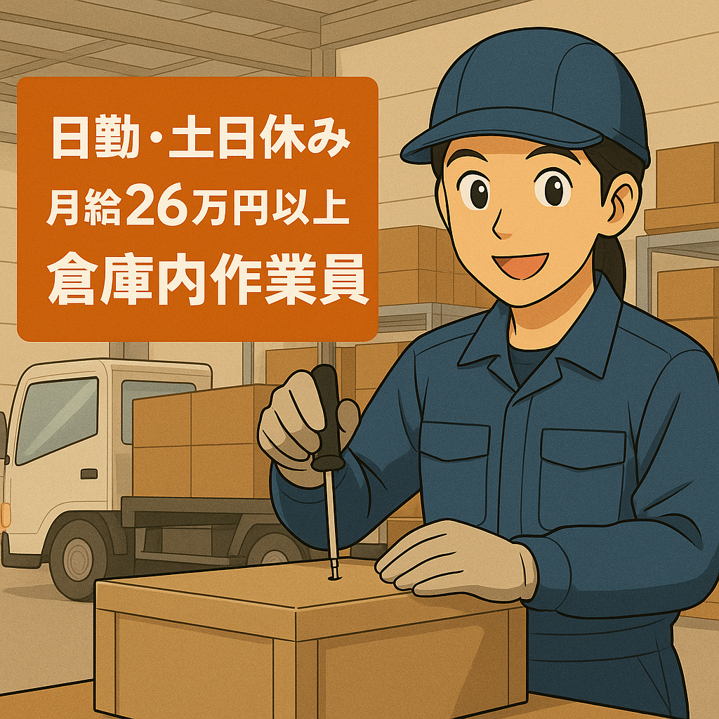 倉庫内組立スタッフ（住宅設備パーツの取付・軽作業）