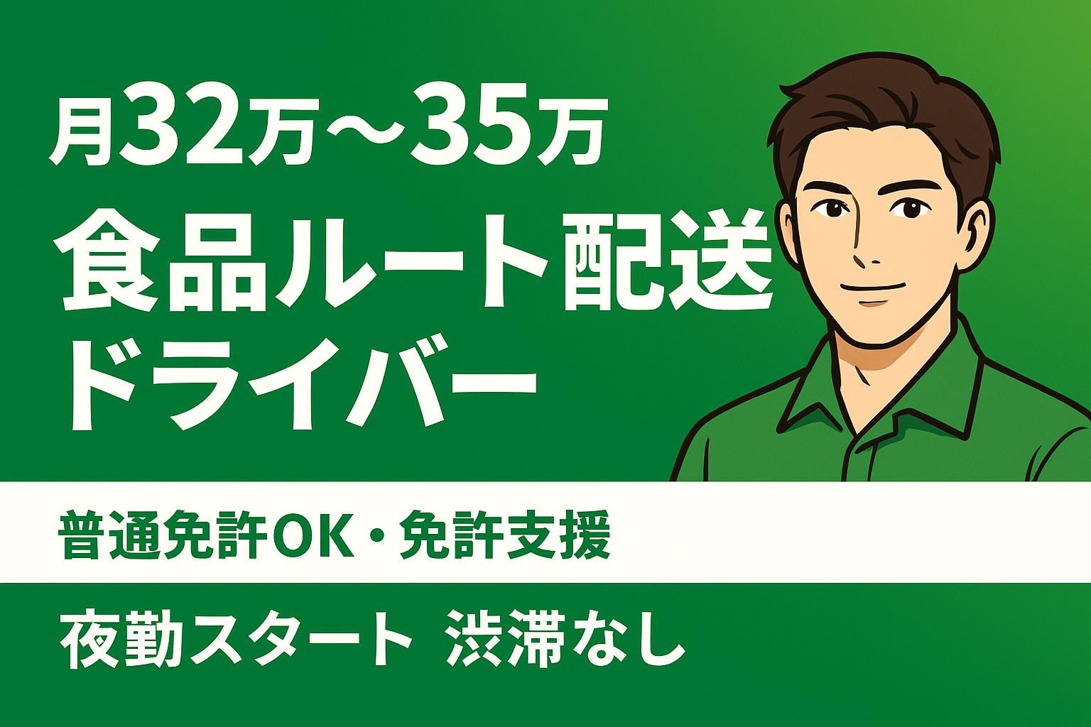 食品ルート配送ドライバー
