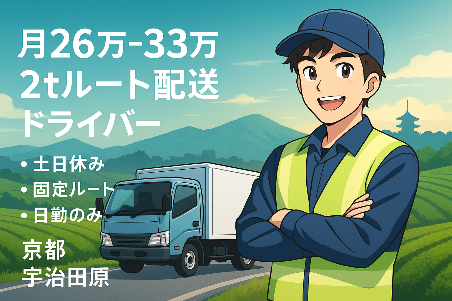 2tルート配送ドライバー