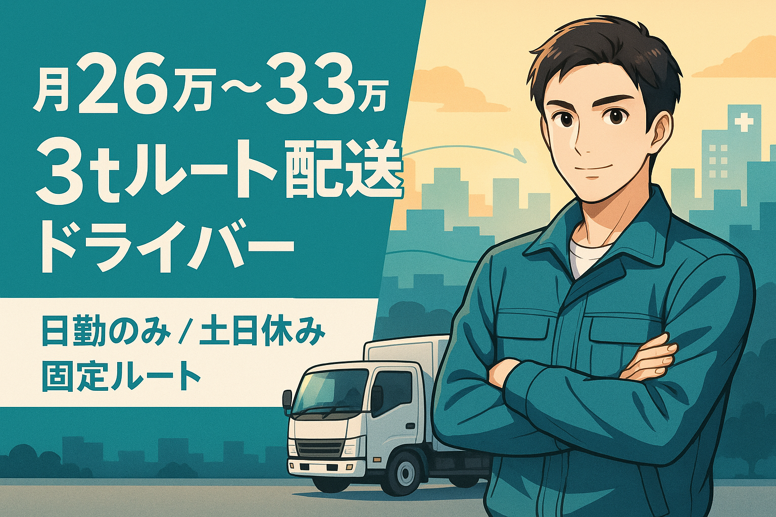 3tルート配送ドライバー