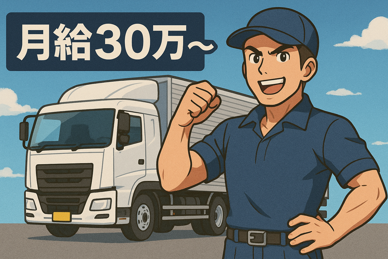 大型配送ドライバー
