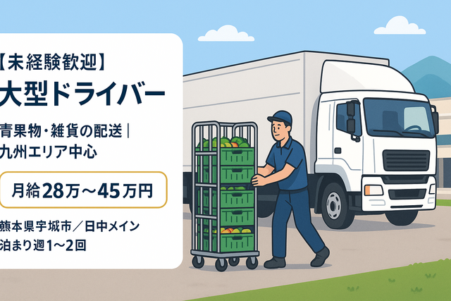 大型長距離ドライバー | 株式会社永井運送(熊本県宇城市)の求人
