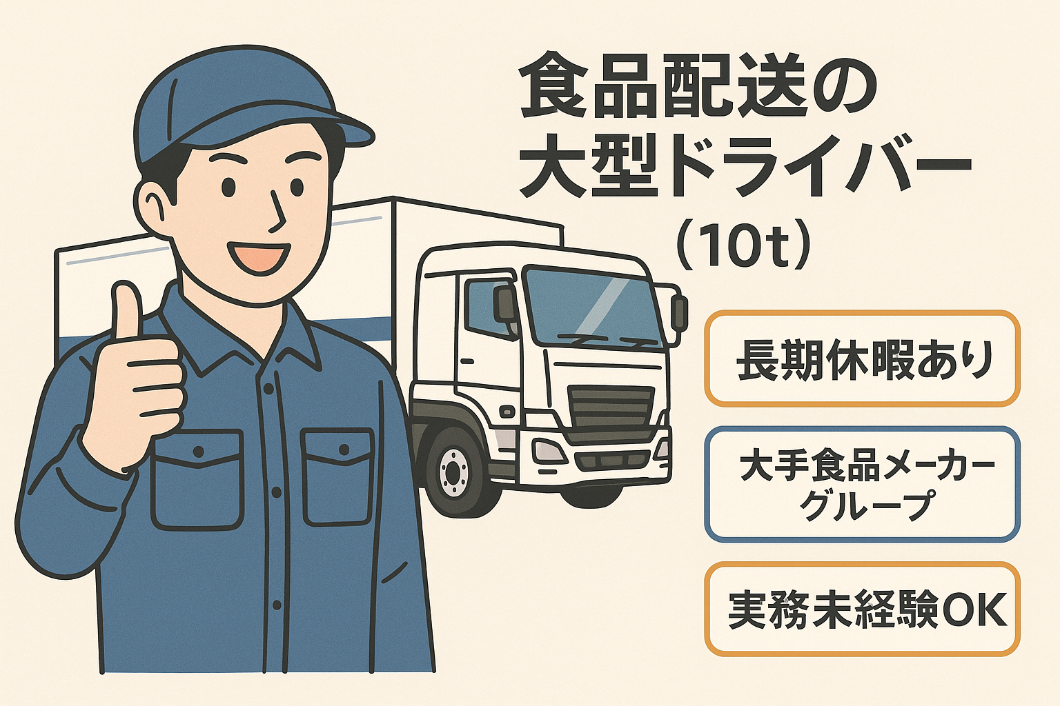 食品に関わる大型ドライバー | キユーソーティス株式会社(茨城県猿島郡五霞町)の求人