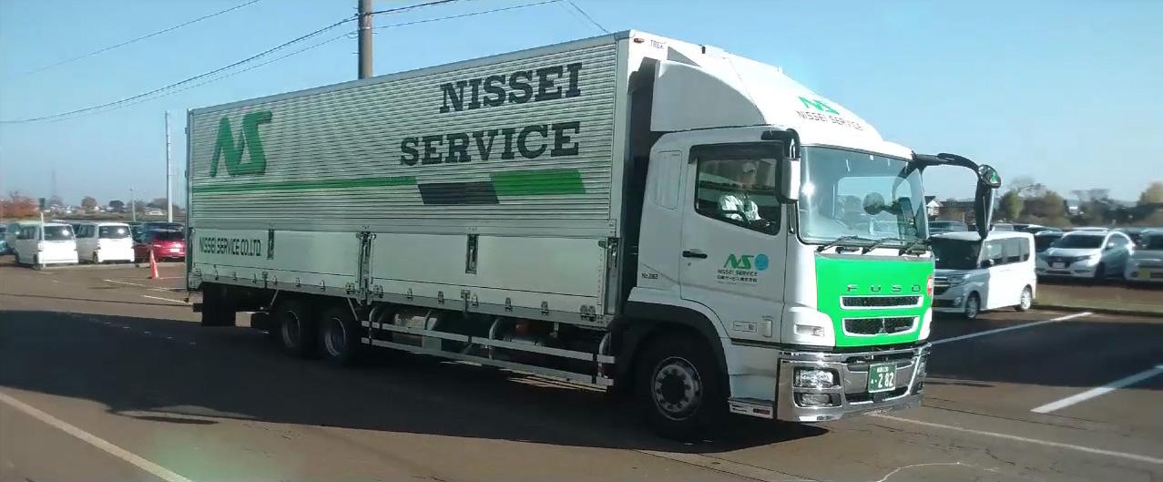 4ｔトラックの地場配送ドライバー