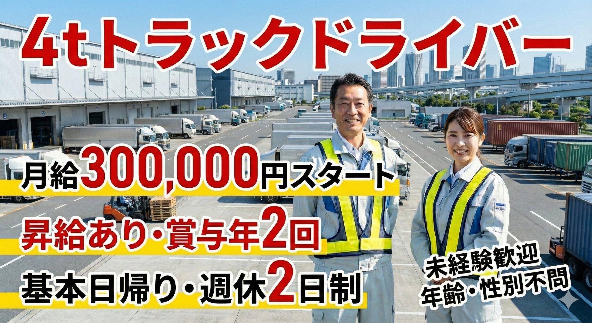4tトラックドライバー