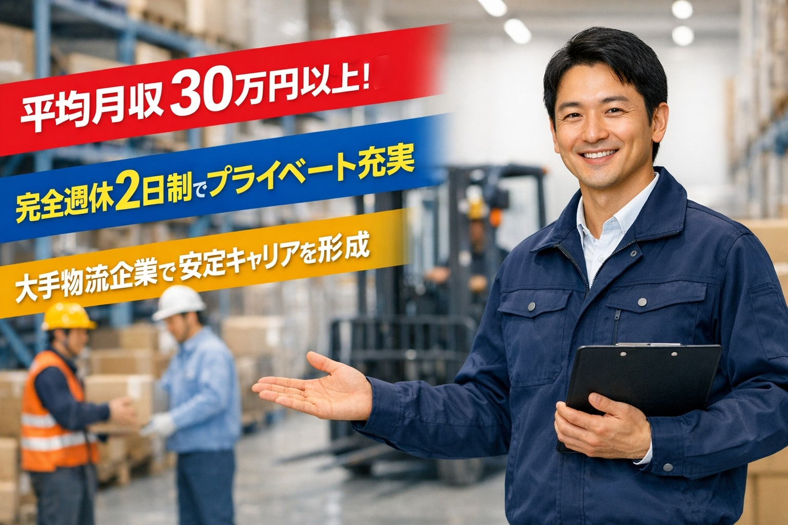 フォークリフト作業スタッフ