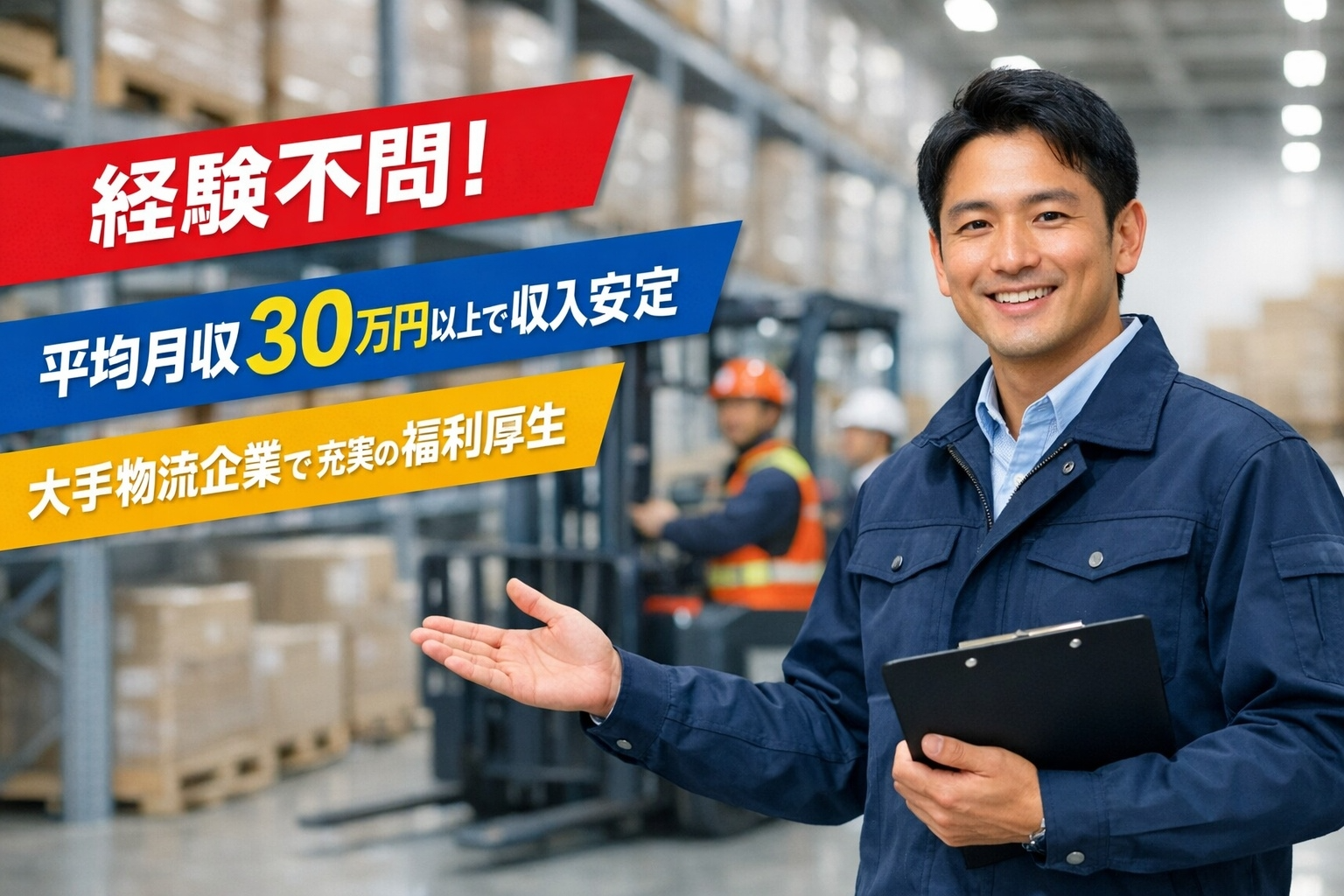 フォークリフト作業スタッフ