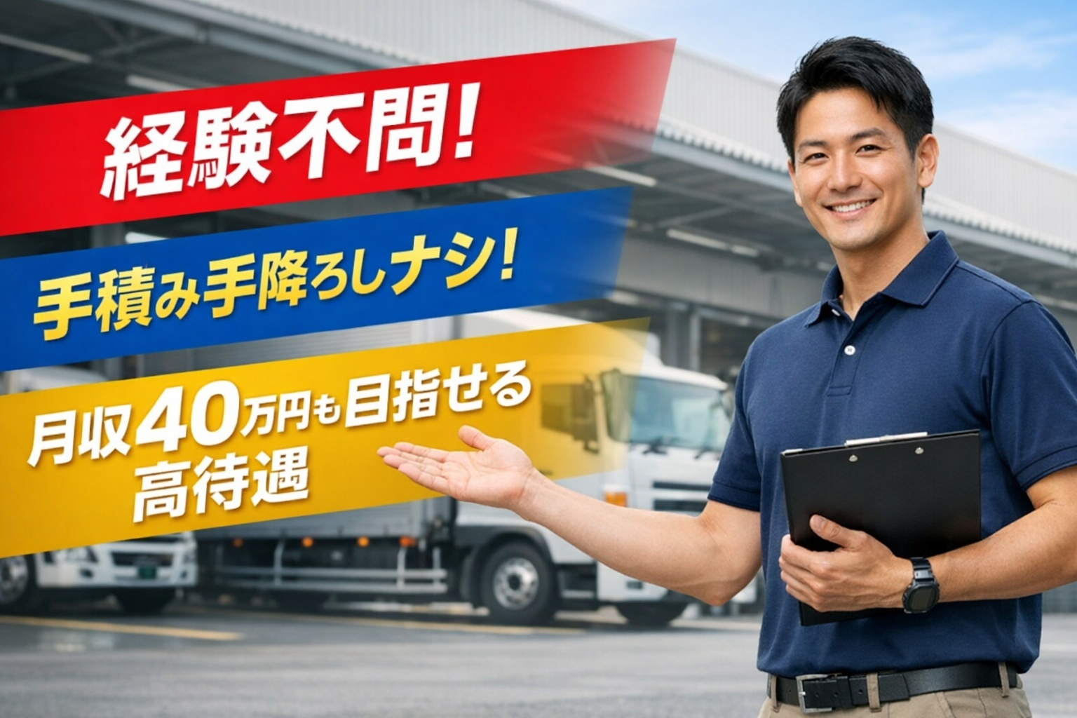 大型トラックドライバー