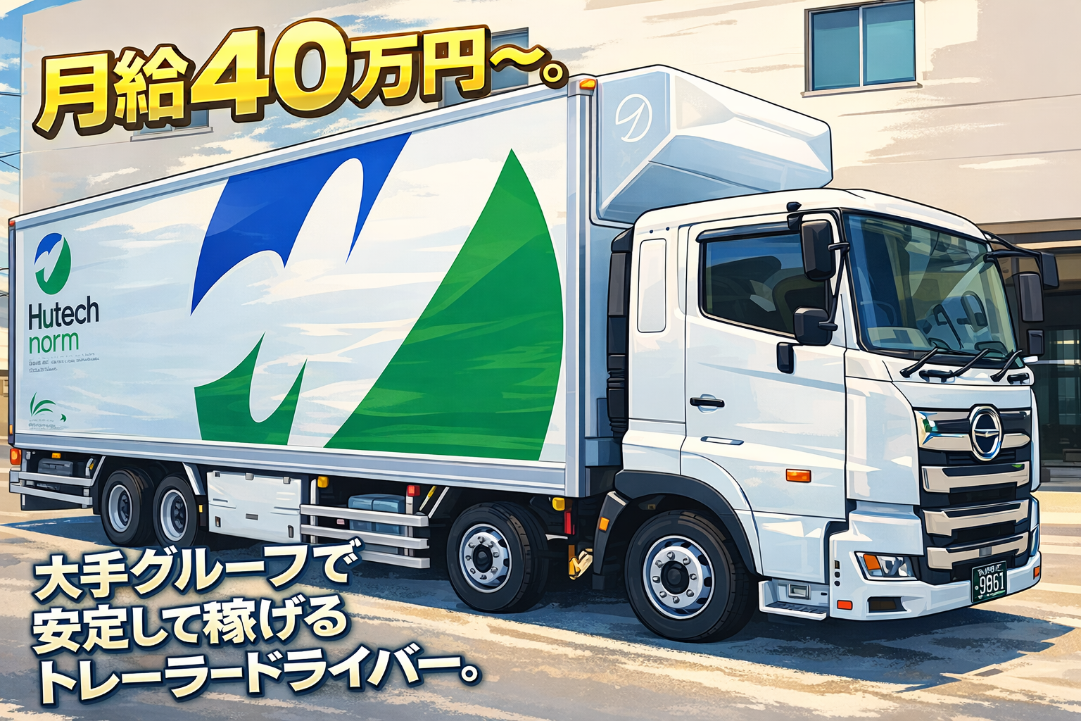 大型トレーラードライバー