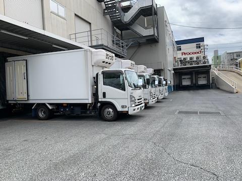 積み込み接車風景