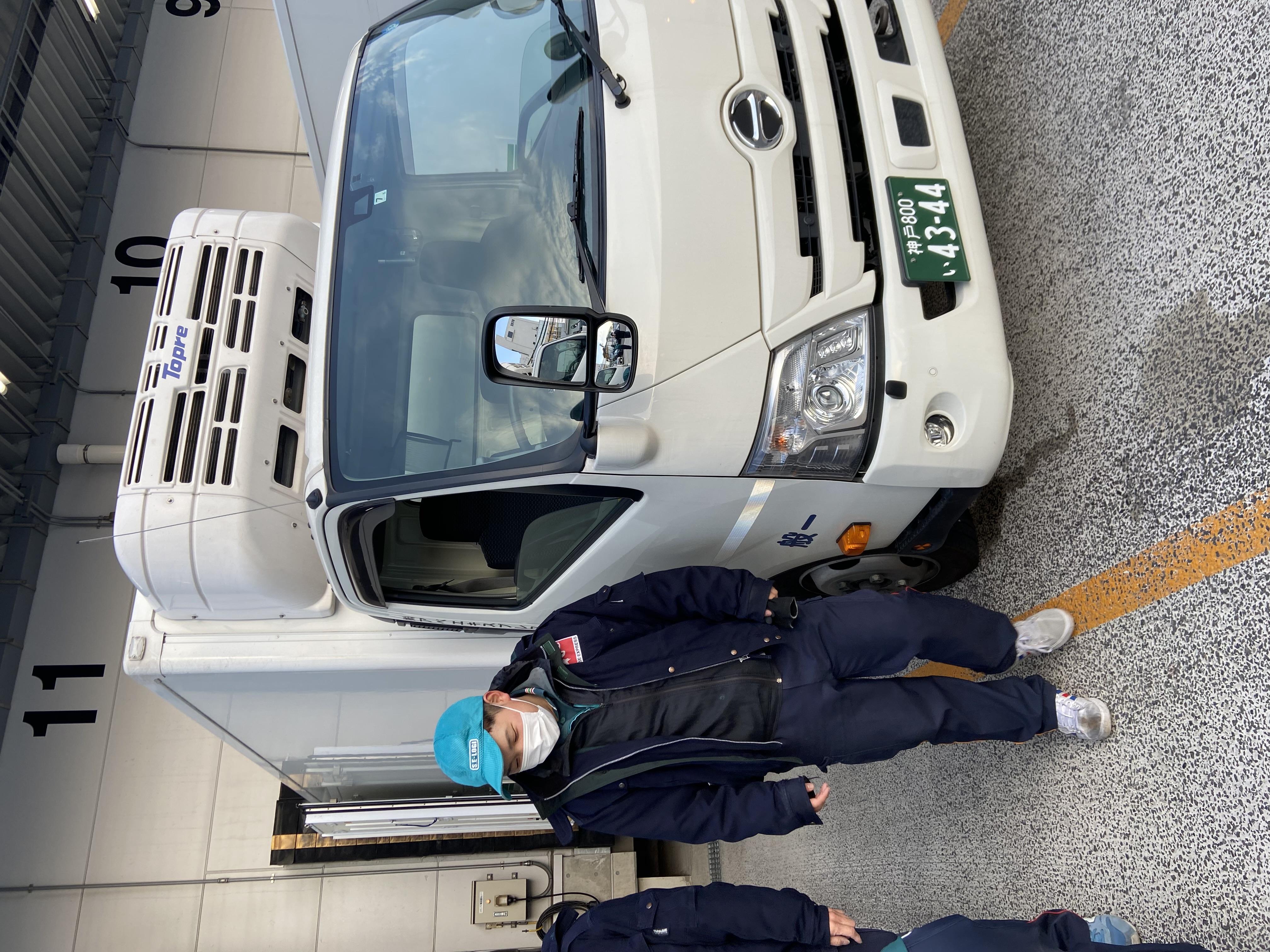 積み込み接車風景