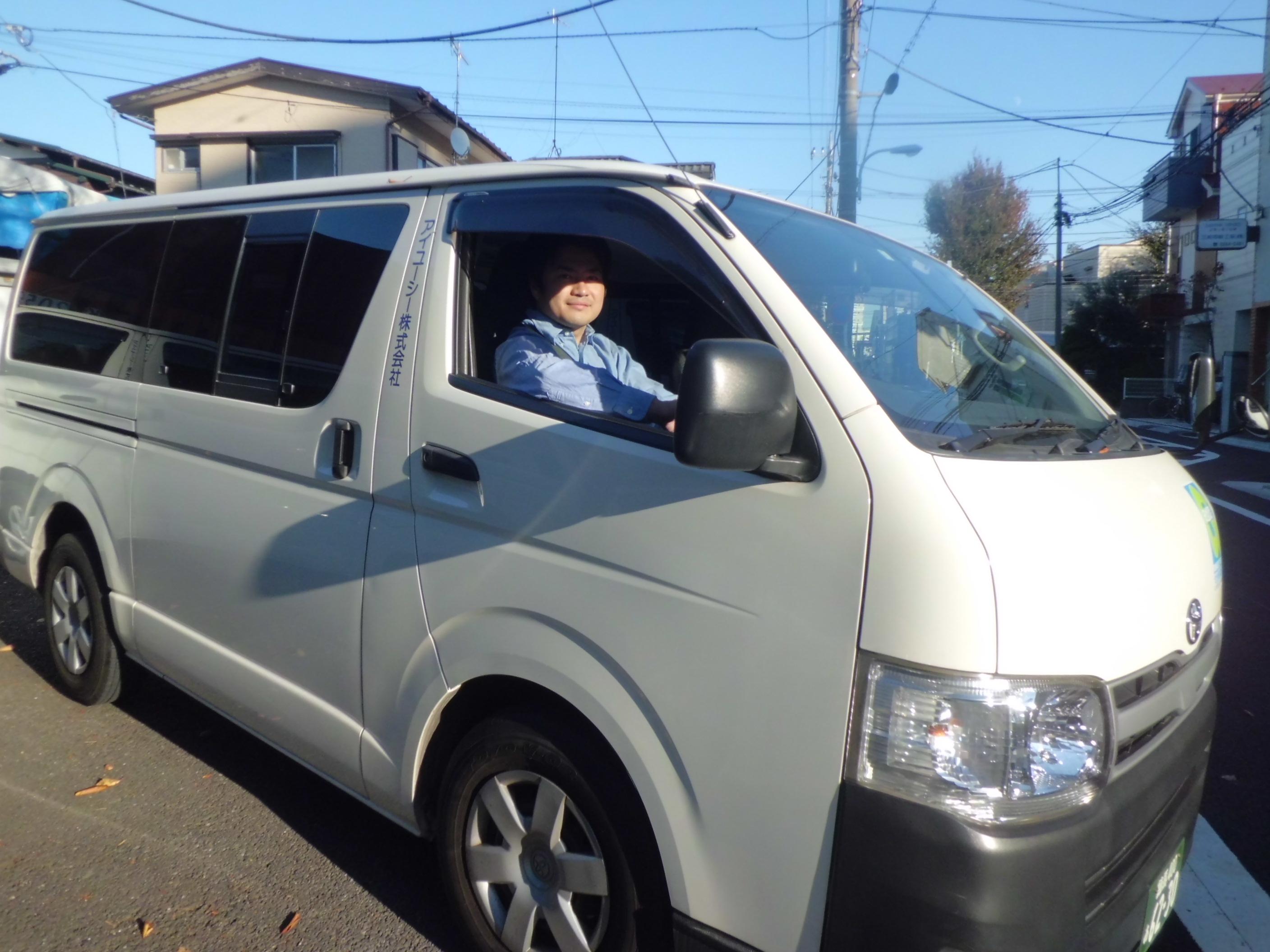 １BOX車での配送ドライバー（東京都杉並区）